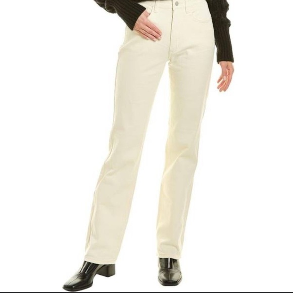 WeWoreWhat Denim - WeWoreWhat Icon Ivory Stretch Twill Denim Straight Leg Size 26